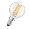 Żarówka LED OSRAM P45 Kulka E14 2.2W zamiennik 25W 300lm 2700K Ciepła CRI90 300 Filament Ściemnialna Klasa D 4 Lata Gwarancji