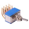 5266WWCDBX373 APEM On-On 6.35mm Miniature Toggle Switch 4PDT