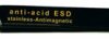 ESD SMD tweezers, uninsulated, antimagnetic, stainless steel, 110 mm, 5-053-13