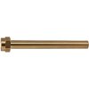 Internal threaded pipe, L 120 mm, 15 bar, brass, for temperature controlled couplings, 107992