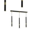 Lampa Wisząca Monza Black / Gold 3Xg9 8W Mlp6334 Milagro