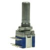 Przełącznik; obrotowy; KH10; 4xON; 4 pozycje; bistabilny; na panel; przewlekany (THT); kątowy; 2 tory; srebrny; 0,1A; 16V DC; sz