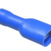 Konektor izo. cały żeński 4,8mm niebieski H647