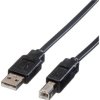 Płaski kabel ROLINE USB 2.0 do notebooka, typ AB, 0,8m
