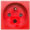 Gniazdo zasilające M45 pojedyncze z/u 16A czerwone STD-F0K SRO1 6120312