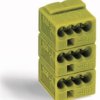 Socket terminal block, 6 pole, 0.5-1.0 mm², clamping points: 24, blue, clamp connection, 6 A, 243-746/000-006