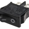 Przełącznik kołyskowy Wł.-wył. Nie 5 A SPST Czarny RS PRO