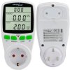 Watomierz cyfrowy LCD gniazdkowy licznik zużycia energii elektrycznej (do gniazdek typu Schuko) GreenBlue
