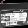 AGM52 Rechargeable lead-fleece battery, AGM, 6 V, 1.2 Ah