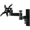 SpeaKa Professional SP-6444400 Monitor wall mount Black Tiltable Swivelling