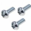 M2x8WK/25 Wkręt do metalu 2x8mm - walec wypukły - krzyżak - opakowanie 25 szt