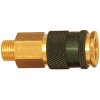 Quick-release coupling, L 57.5 mm, 35 bar, brass, for hose, 107674