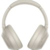 Sony WH1000XM4S.CE7 Słuchawki wokółuszne Bluetooth, bezprzewodowe srebrny Wyciszanie hałasów sterowanie dotykowe