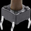 DTS-63N Short stroke button, PCB assembly, 1 NO, 6 x 6 x 7 mm