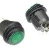 Przełącznik QY602-101 IP65 12V DC podświetlany ON-OFF