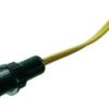 Led z przewodami Fi. 5 230V AC żółta