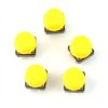 Tact Switch 12x12mm z nasadką - grzybek żółty - 5szt