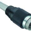 Plug, 3 pole, solder cup, bayonet locking, straight, 09 0055 00 03