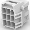 Socket housing, 9 pole, pitch 6 mm, straight, natural, 1-1971875-3