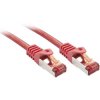 LINDY 47364 RJ45 Network cable, patch cable CAT 6 S/FTP 2.00 m Red 1 pc(s)