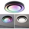 Paulmann 70544 LED Ceiling Light Black Rainbow Effect Dimmable Tunable White