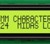 Wyświetlacz monochromatyczny LCD, , Alfanumeryczny, Midas