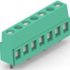 PCB terminal, 12 pole, pitch 10.16 mm, AWG 30-12, 17.5 A, cage clamp, green, 1-282843-2