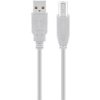 Kabel USB 2.0 Hi-Speed, szary Wtyk USB 2.0 (typ A) Wtyk USB 2.0...