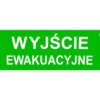 Piktogram Pm21 100X300 Wyjście Ewakuacyjne Logo Awex (Iso7010)