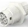 Socket housing, 3 pole, crimp connection, straight, 293606-1