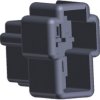 Obudowa do konektorów zaciskanych 2-pinowe Czarny 21.7mm