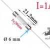 1,0A bezpiecznik ceramiczny do PCB; 5x20mm