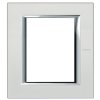 AXOLUTE Ramka 3+3-modułowa SREBRO HA4826SAN