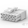 Listwa stykowa PCB 12-pinowe VAL-U-LOK raster: 4.2 mm 2-rzędowe TE Connectivity Kabel 60V Bez osłony