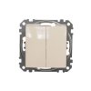 SEDNA DESIGN & ELEMENTS Wyłącznik schodowy podwójny beżowy SDD112108 SCHNEIDER ELECTRIC