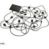 SOLARNA GIRLANDA OGRODOWA LED BEMKO SOLBEE 3W 3000K 10SZT 10M IP65 CZARNA C83-SOB-003BL-3K