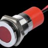 Q14F3CXXR220E Indicator LED, 220 V AC, 14 mm, wired, red/BrC