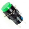Przycisk Stabilny LAS1-AY-11ZG 12V zielony 16mm