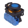 CW1L-M1E10Q3S Blue 12V illuminated Momentary Push Button Switch 1NO IP65 IDEC