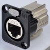NE8FDX-P6-B CAT6A panel connector, black