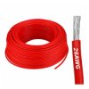 Przewód silikonowy miedziany ocynowany 26AWG - 28 żył - 0,14 mm2 - czerwony - elastyczny