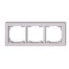 Deco Ramka Potrójna Deco Pastel Matt Liliowy 41Dr-3