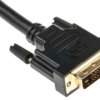 Zespół cyfrowych kabli wideo i monitorowych 3m Męskie DVI-D to Męskie DVI-D Czarny