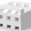 Socket housing, 4 pole, pitch 3.96 mm, straight, natural, 2132189-4