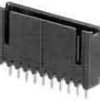 Pin header, 3 pole, pitch 2.54 mm, straight, black, 8-102202-4