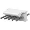 Pin header, 5 pole, pitch 2.54 mm, straight, natural, 640456-5