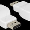 65568 DisplayPort plug > VGA socket adapter, white