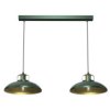 Lampa Wisząca Felix Green/Gold 2Xe27 Mlp7710 Milagro