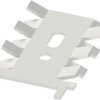 Finger shaped heatsink, (L x W x H) 35.8 x 22.8 x 5 mm, 18 K/W, solderable surface, 10035020