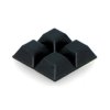 Nóżki samoprzylepne kwadratowe 12x12mm - 4szt.
